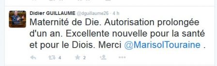 Tweet_Didier_Guillaume.JPG, juin 2015